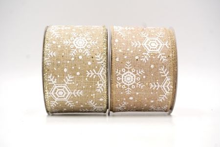 Christmas Snowflakes Wired Ribbon_KF9015.KF9016.KF9017.KF9018.KF9019.KF9020 (1)